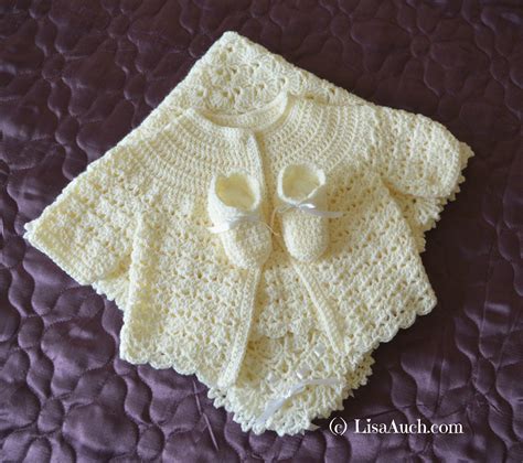 Free Crochet Baby Cardigan Patterns – LisaAuch