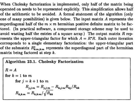 math - Python - Getting the wrong solution for Cholesky decomposition ...