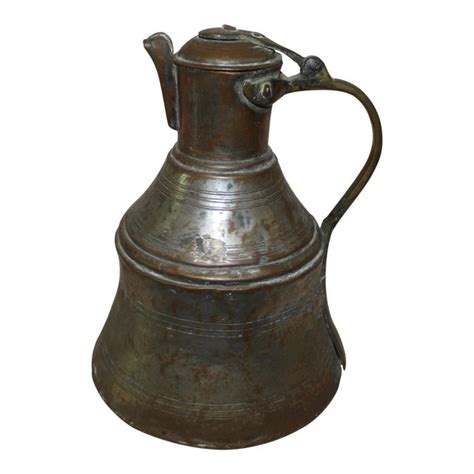 Antique Brass Turkish Coffee Pot | Chairish