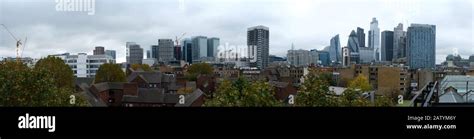 London Financial District skyline Stock Photo - Alamy