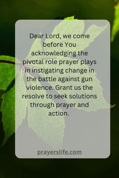 15 Powerful Prayers To End Gun Violence