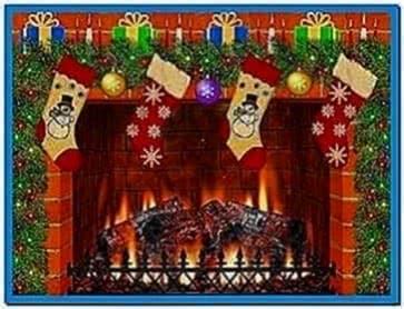 Christmas Fireplace Screensaver - Download-Screensavers.biz