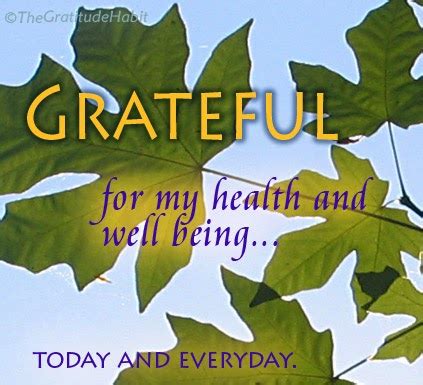 The Gratitude Habit Journal: Grateful for Health