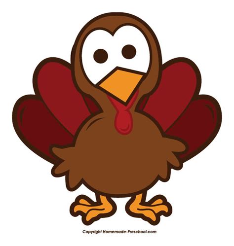 Cute Thanksgiving Turkey Cartoon