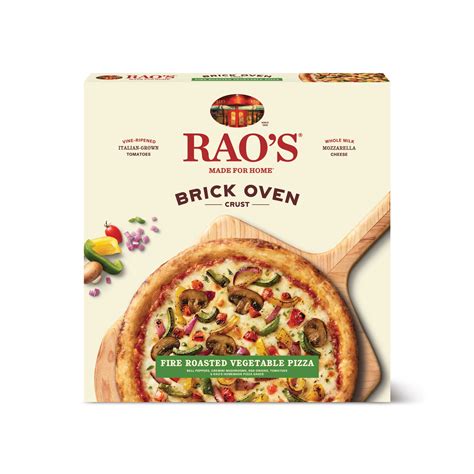 Rao's Made for Home Fire-Roasted Vegetable Frozen Pizza, Brick Oven Crust with Rao's Pizza Sauce ...