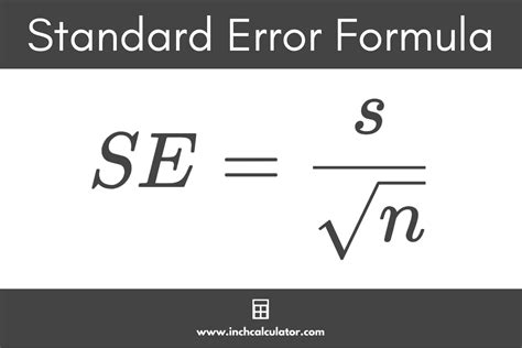 Standard Error Calculator - Inch Calculator