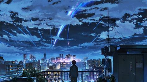 Anime scenery wallpaper, Your name wallpaper, Scenery wallpaper