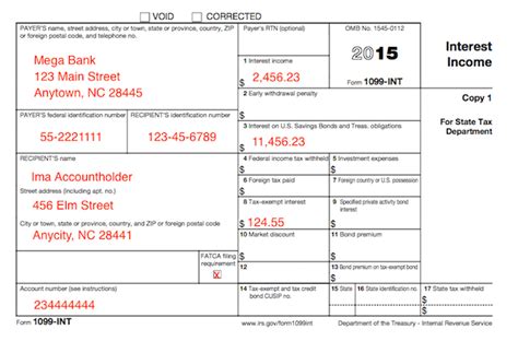 Understanding Your Tax Forms 2016: Form 1099-INT, Interest Income