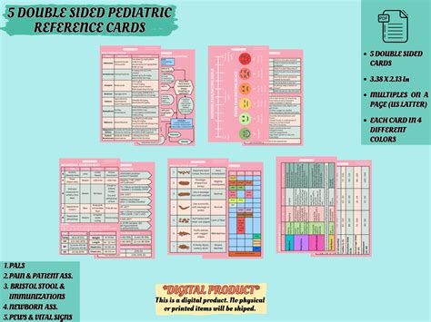 Pediatric Badge Cards Bundle - Study In Nursing