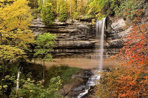 " The Brush of Autumn" Munising Falls, Munising Michigan, … | Flickr