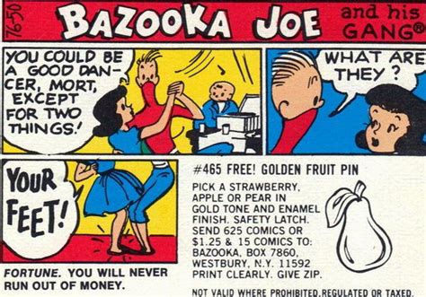 bazooka joe comics | Click the link below and enjoy these tributes to Bazooka Joe. | Books ...