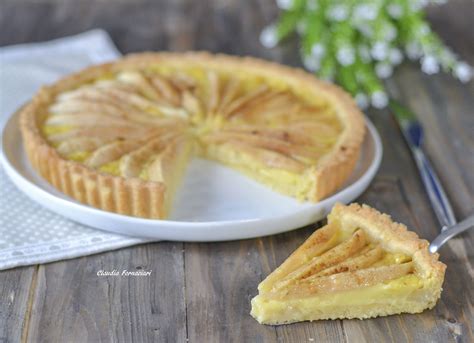 Crostata di pere e crema - Ricetta facile di Claudia