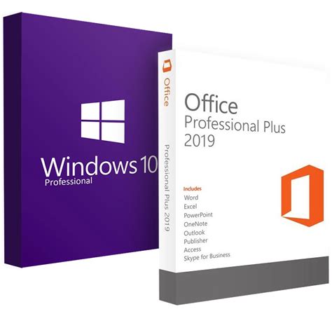 Microsoft Windows 10 Professional + Office 2019 Professional Plus ...