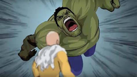 The Hulk Vs. One Punch Man in This Action-Packed Fan-Made Animated ...