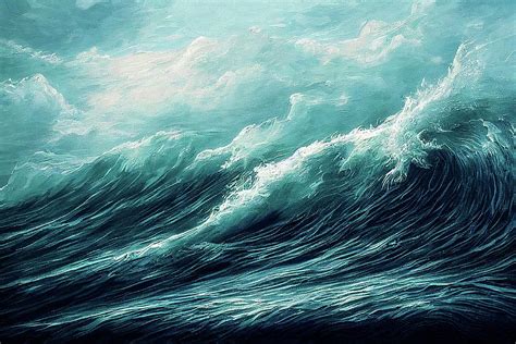 Storm at Sea Mixed Media by Billy Bateman - Fine Art America