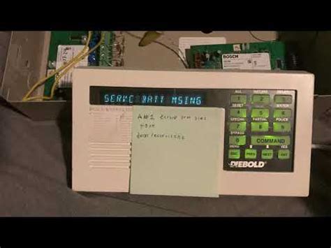 Radionics 9000 series keypad tones (security portion) - YouTube