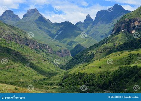 Cathedral Peak, Drakensberg Mountains, KZN, South Africa Stock Image ...