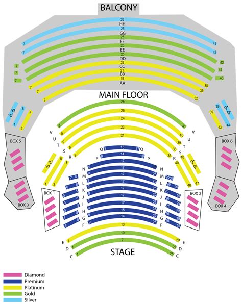 Theater Seating Charts | Music Theater Works