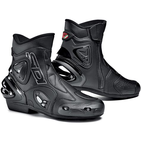 SIDI APEX SHORT PADDOCK MOTORBIKE MOTORCYCLE ANKLE STREET BIKE ROAD BOOTS