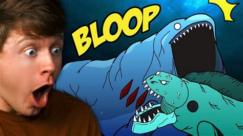 BLOOP vs GIANT SEA MONSTER!? (Reaction) - YouTube