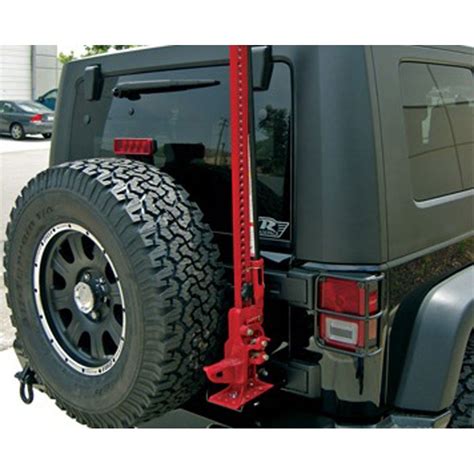 Rampage High Lift Jack Mounting Kit On Tailgate Hinge Jeep Wrangler JK ...