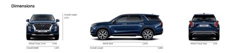 Hyundai Palisade Dimensions | Palisade Forum