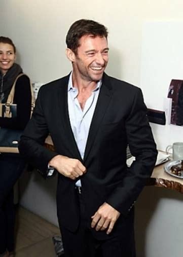 Hugh Jackman - promoting his Laughing Man coffee in person in his store in NYC | Laughing man ...