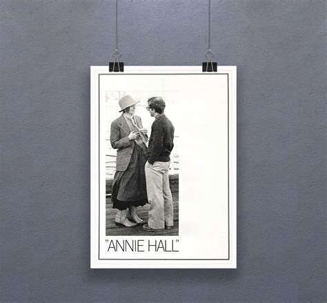 Annie Hall Poster Romantic Comedy Film Wall Decor Retro Print | Etsy