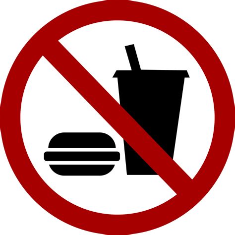 Clipart - no-food-drink