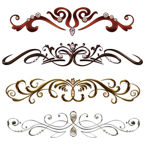 Vintage borders with gems by Lyotta on deviantART | Vintage borders ...