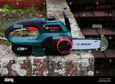 Bosch UniversalChain18 cordless chainsaw Stock Photo - Alamy