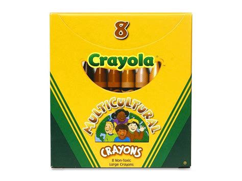 Crayola Multicultural Crayons, Large, 8 Pack - Walmart.com