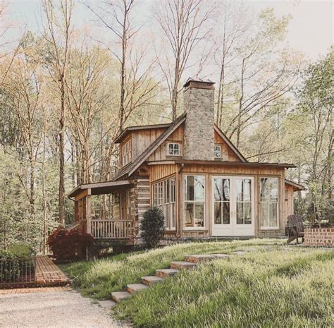 Renovated 1800s Cabin | Getaway | Cabin | Cabin exterior, Cabin style homes, Cottage homes