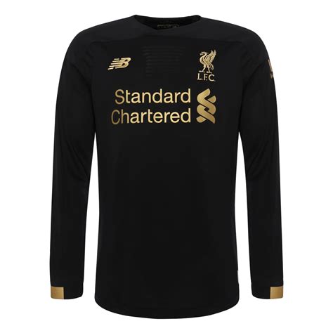 Liverpool FC Home Kit Black Boys Soccer Goalkeeper Shirt 19/20 LFC Official | eBay