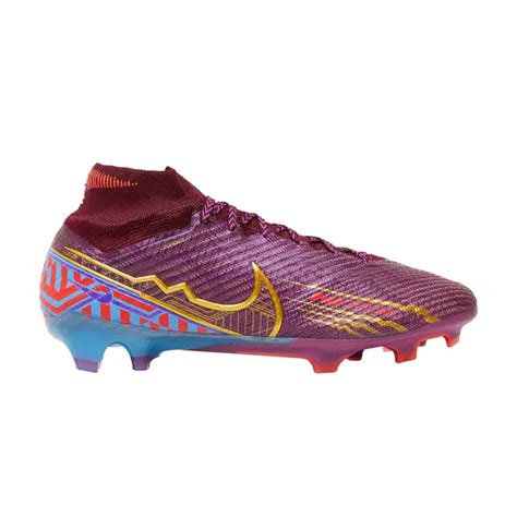 Nike Kylian Mbappé X Zoom Mercurial Superfly 9 Elite Fg 'dark Beetroot ...