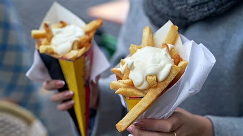 The Potential Reason Belgium Tops Its Frites With Mayo