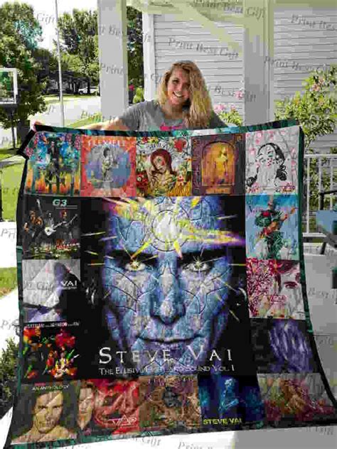 Steve Vai Albums Cover Poster Quilt Blanket