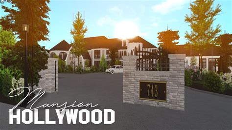 Hollywood Mansion Bloxburg Speedbuild #Trending #Bloxburg #Roblox ...