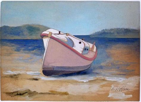 Edward Hopper watercolor on paper(Att.)