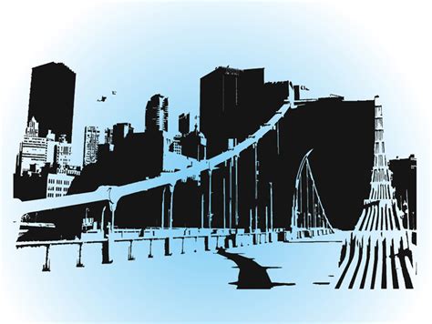 City Skyline Vector Art & Graphics | freevector.com