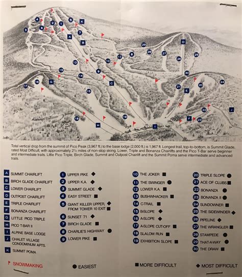 Pico Mountain - SkiMap.org