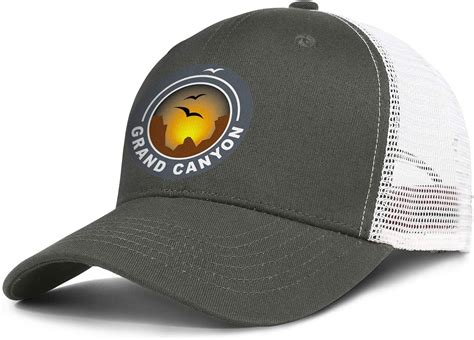 Grand Canyon National Park Mens Adjustable Fits Baseball Cap Classic Unisex Superlite Snapback ...