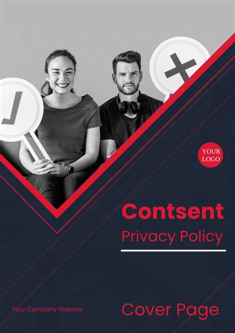 Free Consent Privacy Policy Cover Page Template - Edit Online & Download | Template.net