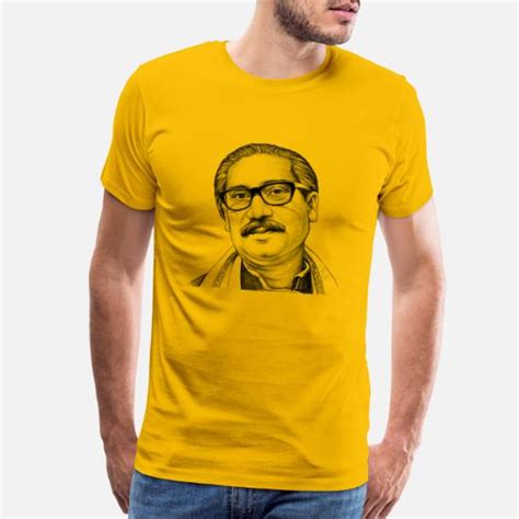 Bangabandhu sketch Men’s Premium T-Shirt | Spreadshirt