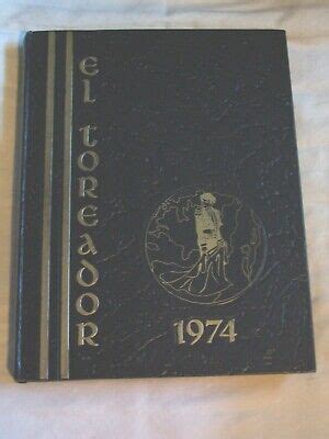 1974 GRANADA HIGH SCHOOL YEARBOOK LIVERMORE, CALIFORNIA EL TOREADOR JIM DePAIVA | eBay