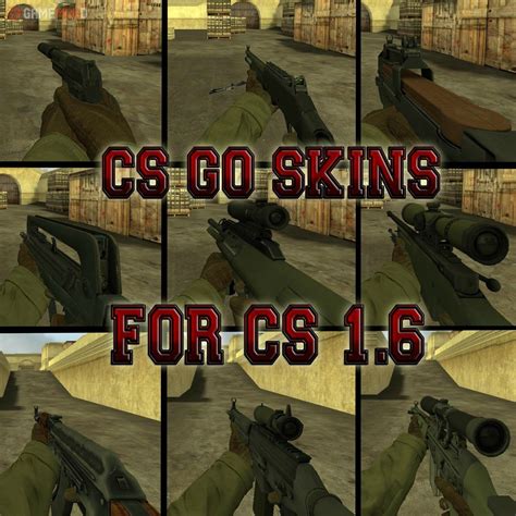 CS GO Skins Pack For CS 1.6 - Update #2 » CS 1.6 - Skins Weapons Weapon Packs | GAMEMODD