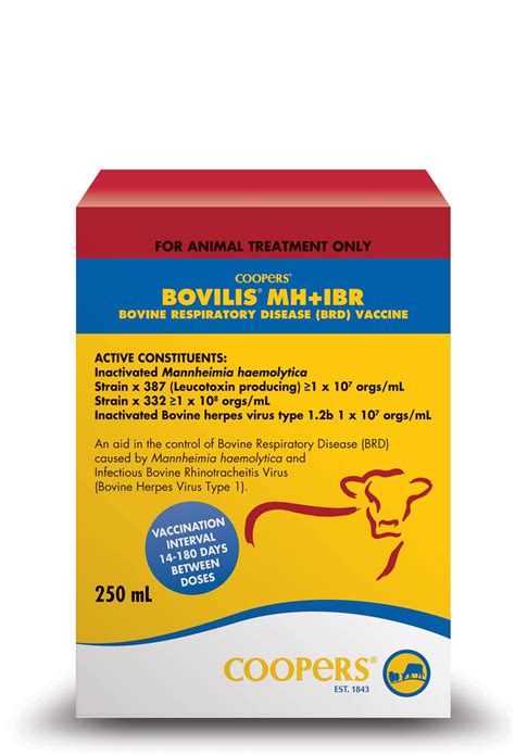 Bovilis MH + IBR Vaccine [250 mL] - Country Vet