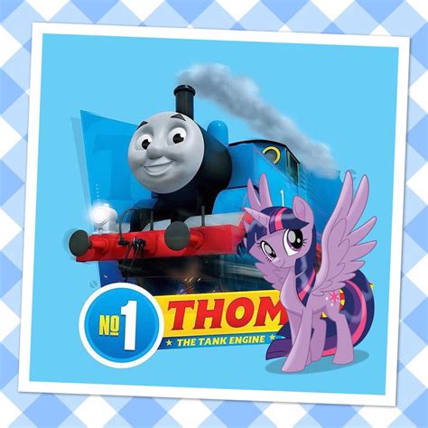 Thomas with Twilight Sparkle by RedEngineTommy8 on DeviantArt