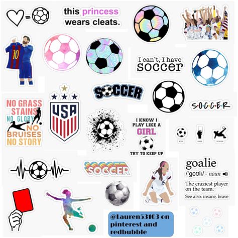 Printable Soccer Stickers - Printable Templates