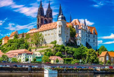 Castle in Meissen, Saxony, Germany jigsaw puzzle in Castles puzzles on ...